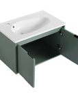 30" Wall-Mounted Bathroom Vanity with Soft-Close Doors – Modern & Space-Saving