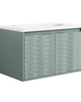 30" Wall-Mounted Bathroom Vanity with Soft-Close Doors – Modern & Space-Saving