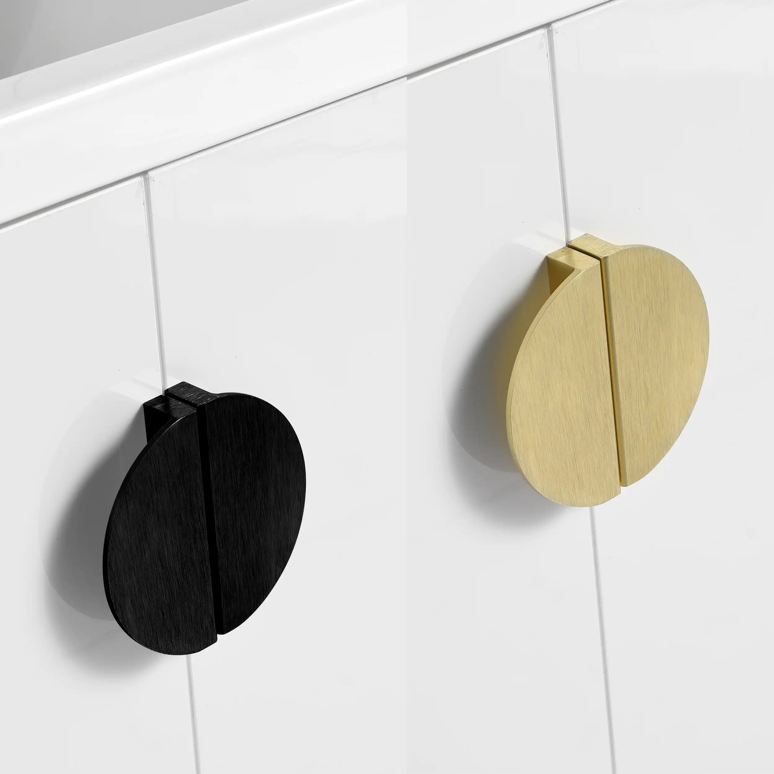 24” or 28” White Wall-Mounted Bathroom Vanity with Soft Close Doors & Ceramic Sink