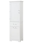 Valmor 68.1” Tall Bathroom Storage Cabinet in White