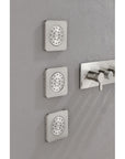 Cascade 3-Body Spray Rain Shower with Handheld - Brushed Nickel