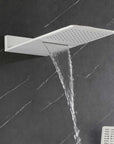 Cascade waterfall shower head delivering a smooth, natural water flow.
