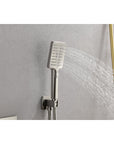 Cascade 3-Body Spray Rain Shower with Handheld - Brushed Nickel