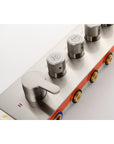 Cascade 3-Body Spray Rain Shower with Handheld - Brushed Nickel