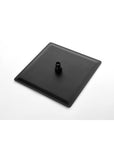 Eclipse Series 12" Wall-Mounted Rain Shower Head - Matte Black Finish