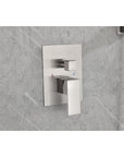 Eclipse Series 12" Wall-Mounted Rain Shower Head - Brushed Nickel Finish