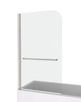 AquaFold 34" Frameless Pivot Tub Door - Chrome