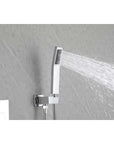 Eclipse Series 12" Wall-Mounted Rain Shower Head - Chrome Finish