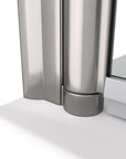 AquaFold 34" Frameless Pivot Tub Door - Chrome