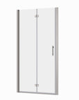 34'' x 72'' Chrome Semi-Frameless Bi-Fold Shower Door