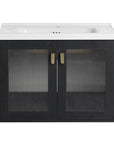 28" Wall-Mounted Bathroom Vanity with Sink - Ideal for Small Spaces size: 32 X 19 | installation: Wall-mounted