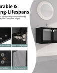 28" Wall-Mounted Bathroom Vanity with Sink - Ideal for Small Spaces size: 40 X 19 | installation: Wall-mounted