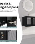 28" Wall-Mounted Bathroom Vanity with Sink - Ideal for Small Spaces size: 28 X 19 | installation: Wall-mounted