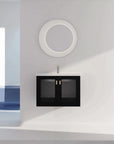 28" Wall-Mounted Bathroom Vanity with Sink - Ideal for Small Spaces size: 28 X 19 | installation: Wall-mounted