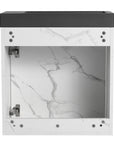 20 inch bathroom vanity interior structure with wall-mounted design | Ace Decor