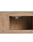 24 / 30 Inch Wood Bathroom Vanity with Integrated Sink, Wall-Mount, Open Storage Shelves