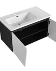 32" Floating Wall-Mounted Bathroom Vanity with Single Sink & Soft-Close Cabinet Door size: 36 X 20