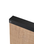 24 / 30 Inch Wood Bathroom Vanity with Integrated Sink, Wall-Mount, Open Storage Shelves