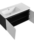 32" Floating Wall-Mounted Bathroom Vanity with Single Sink & Soft-Close Cabinet Door size: 40 X 20