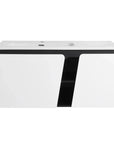 32" Floating Wall-Mounted Bathroom Vanity with Single Sink & Soft-Close Cabinet Door size: 40 X 20
