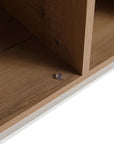 Northvale Series 30" Wall-Mounted Wood Bathroom Vanity with Integrated Sink and Open Storage Shelves