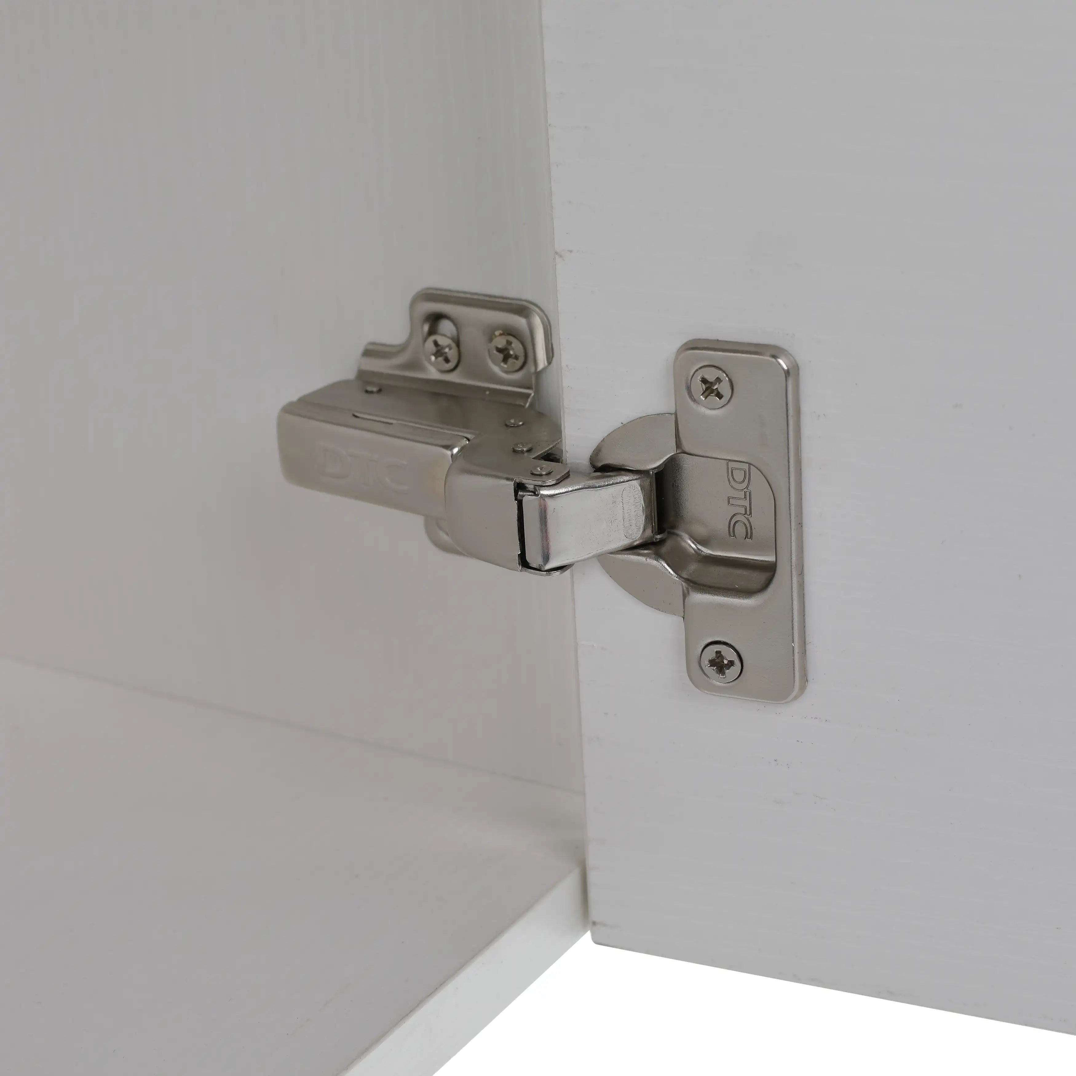 18'' Pure White Floating Bathroom Vanity with White Resin Sink & Soft-Close Cabinet