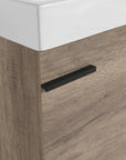 18" Bathroom Vanity with Sink color: Grey