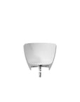 Luxurious Handcrafted Solid Surface Freestanding Bathtub color: white
