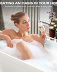 Luxurious Handcrafted Solid Surface Freestanding Bathtub color: white