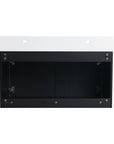 36 inch wall mounted bathroom vanity back panel view for easy wall installation | Ace Decor