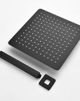 Lorton 12" Matte Black Rain Shower Head