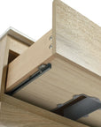 Wall-Mounted Bathroom Vanity with Ceramic Sink and Soft Close Drawers size: 24 X 18