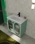 30" Freestanding Bathroom Vanity with Ceramic Sink – Modern & Stylish
