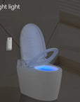 LUXOVA Smart Bidet Toilet night light feature – soft LED illumination for modern bathroom.