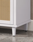 Soleil 60" Bathroom Vanity with Sink, Elegant White Cabinet with Drawers