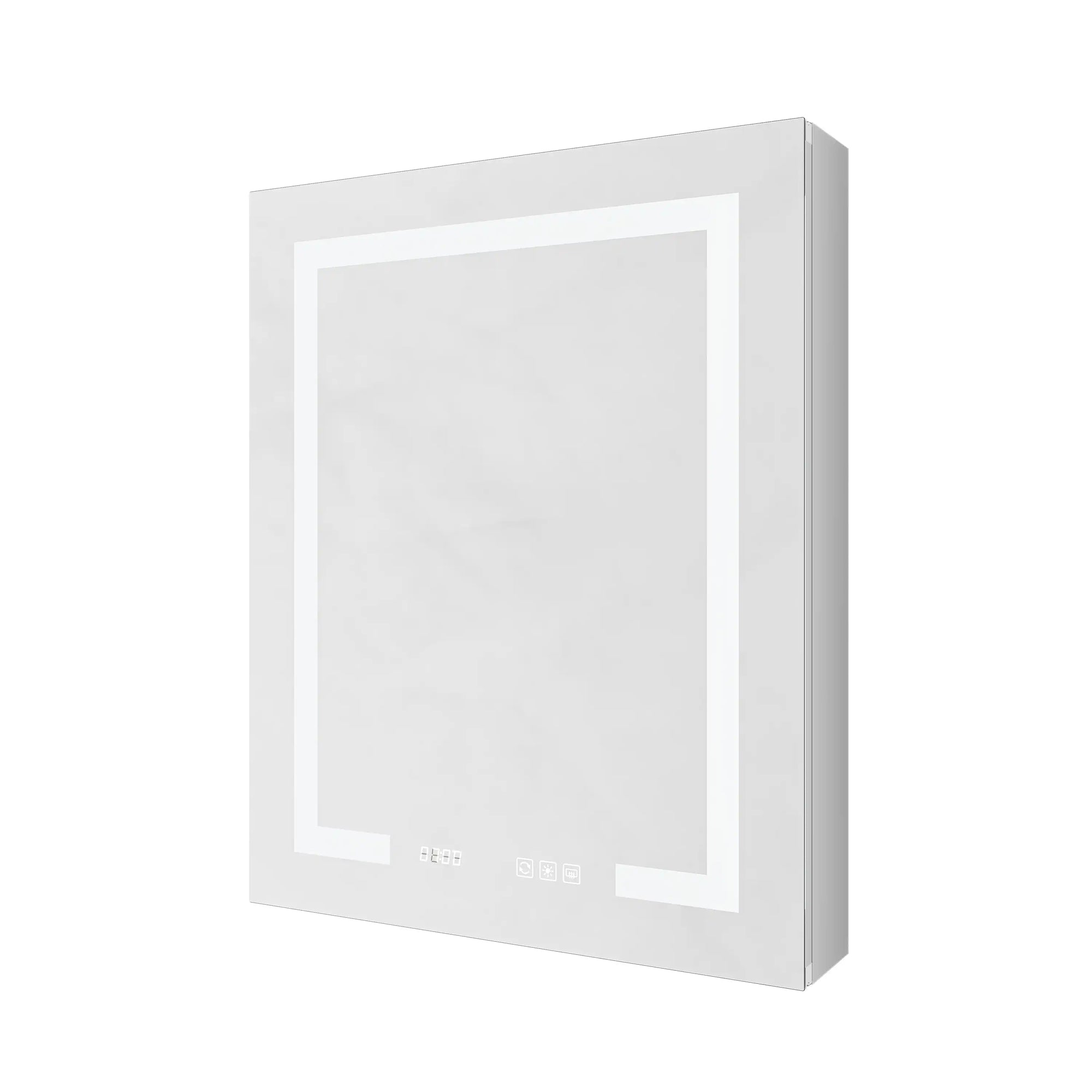 Pro Shower 24x30 Rectangular Silver Left LED Medicine Cabinet