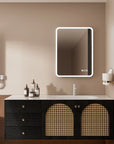 24"x32" Rectangular Framed Dimmable Anti-Fog LED Wall Bathroom Vanity Mirror