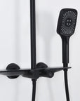 Avenly 52" Thermostatic Shower System in Brass, 3-Function
