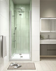 AeroFold Series 36" x 72" Chrome Semi-Frameless Bi-Fold Shower Door