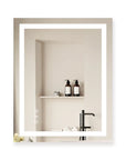 Magic Mirror Series 32"x40" LED Bathroom Vanity Mirror with Brightness Memory