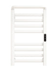 18" x 30" White Heated Towel Rack – 360° Heating, Energy Efficient, IPX5 Waterproof