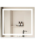36"x32" Adjustable LED Bathroom Vanity Mirror with Brightness Memory – Anti Fog
