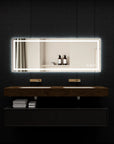 36"*96" Adjustable LED Bathroom Vanity Mirror with Brightness Memory – Anti Fog
