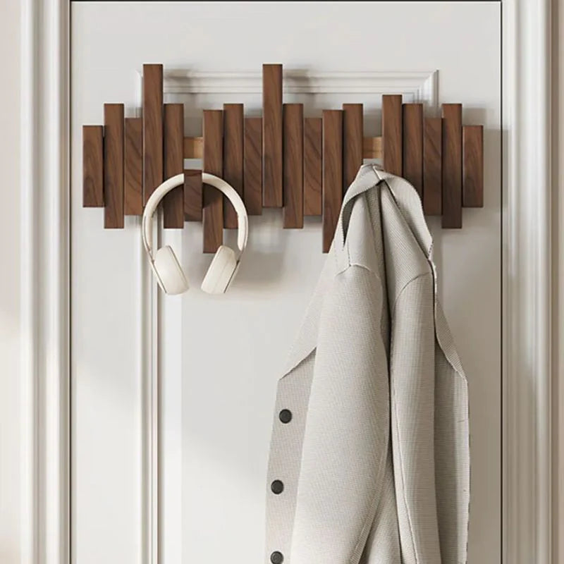Éclat 6-Hook Piano Key Wood Wall-Mounted Hanger
