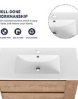 36" wall mounted bathroom vanity with durable ceramic basin and easy-clean stain-resistant surface | Ace Decor
