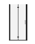 30'' x 72'' Matte Black Semi-Frameless Bi-Fold Shower Door