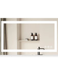 40"x24" Adjustable LED Bathroom Vanity Mirror with Brightness Memory – Anti Fog