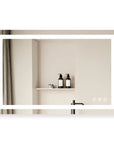 48"x32" Adjustable LED Bathroom Vanity Mirror with Brightness Memory – Anti Fog