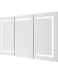 Pro Shower 48x30 Rectangular Silver LED Medicine Cabinet