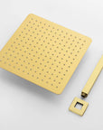 Lorton 12" Brushed Gold Rain Shower Head